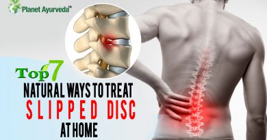 Natural Ways to treat slipped disc